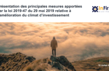 Présentation des principales mesures apportées par la loi 2019-47 du 29 mai 2019 relative à l’amélioration du climat d’investissement